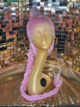 Load image into Gallery viewer, WOW - (Won’t ship until 18/06) Rhinestoned Braided Diva - Baby Pink (Custom Styled)