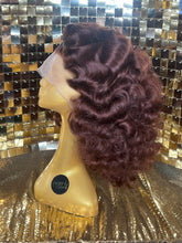 Load image into Gallery viewer, WOW - Tight Vintage Waves - Dark Auburn (Custom Styled)