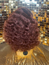 Load image into Gallery viewer, WOW - Tight Vintage Waves - Dark Auburn (Custom Styled)
