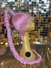 Load image into Gallery viewer, WOW - (Won’t ship until 18/06) Rhinestoned Braided Diva - Baby Pink (Custom Styled)
